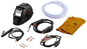 Аппарат инверторный Сварог REAL SMART MIG 200 (N2A5) Black (маска+краги)